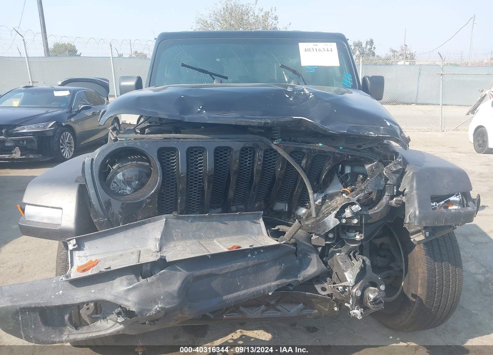 2022 JEEP WRANGLER UNLIMITED SPORT S 4X4 VIN: 1C4HJXDG9NW160124