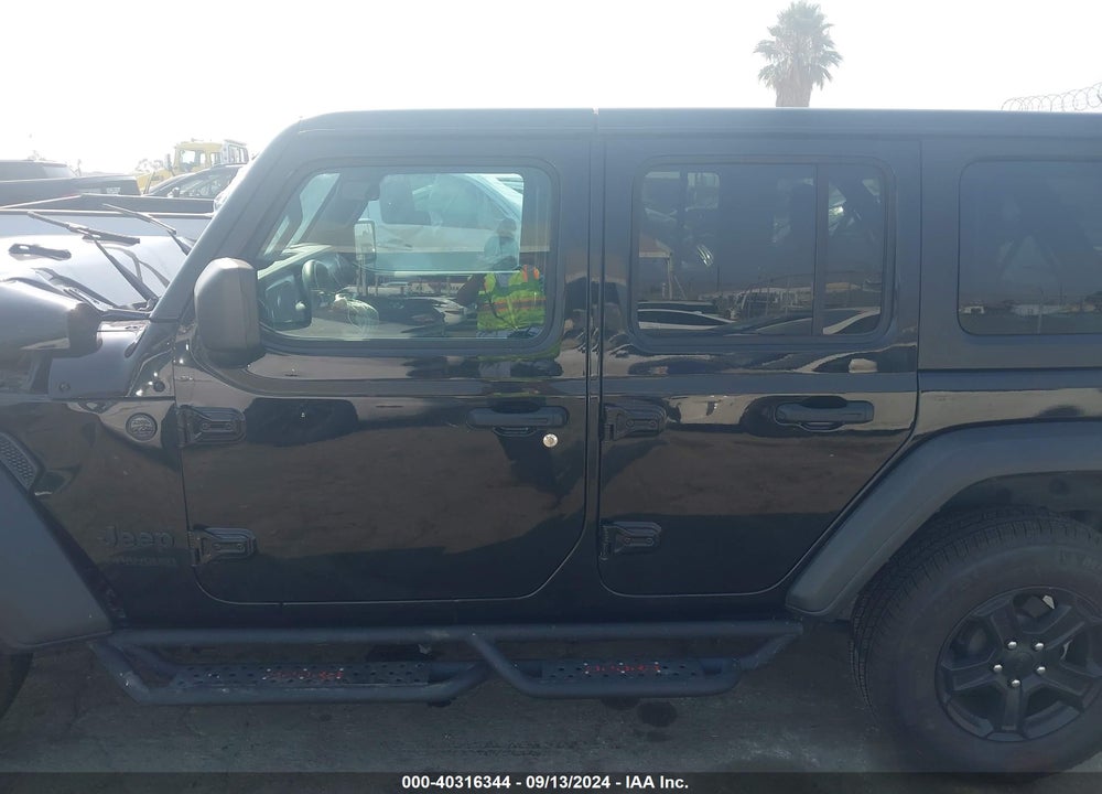 2022 JEEP WRANGLER UNLIMITED SPORT S 4X4 VIN: 1C4HJXDG9NW160124