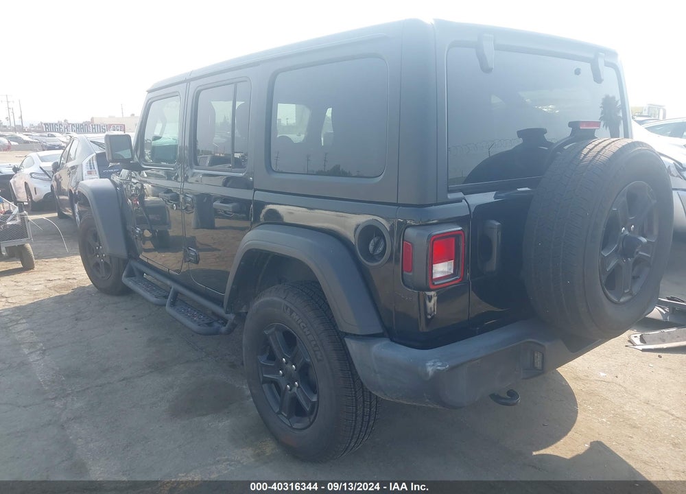 2022 JEEP WRANGLER UNLIMITED SPORT S 4X4 VIN: 1C4HJXDG9NW160124