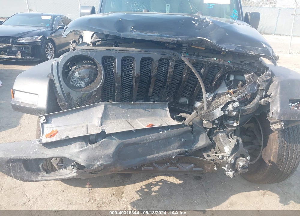 2022 JEEP WRANGLER UNLIMITED SPORT S 4X4 VIN: 1C4HJXDG9NW160124