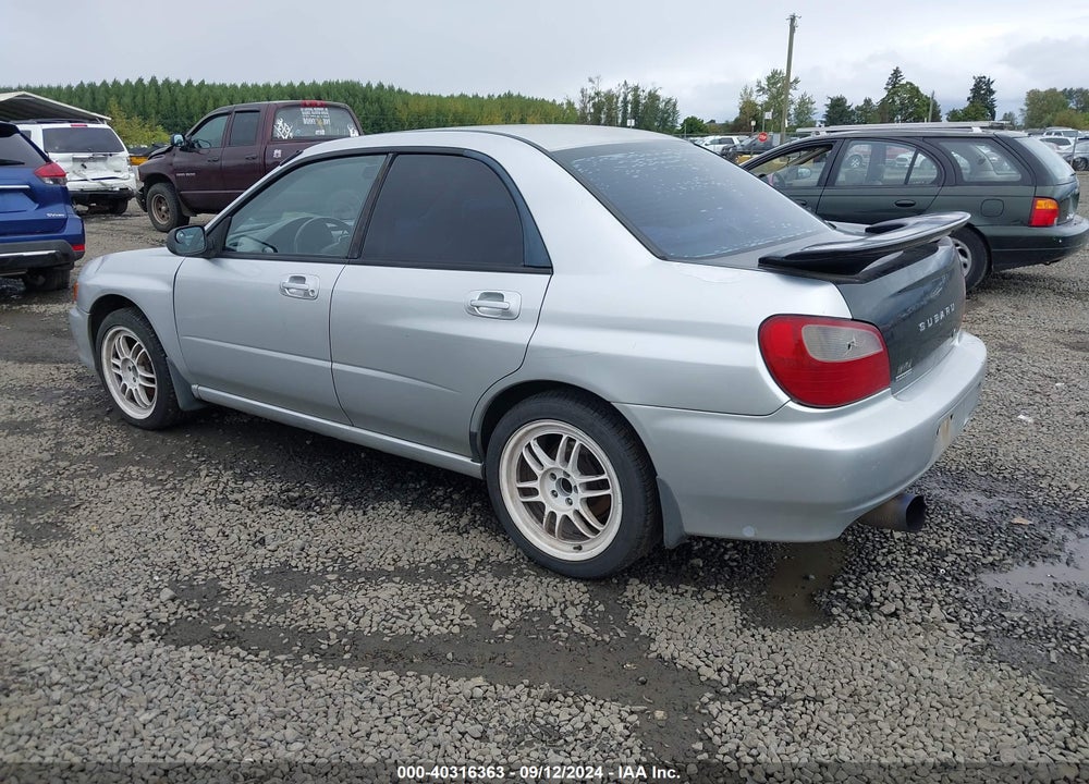 2003 SUBARU IMPREZA 2.5RS VIN: JF1GD67593H502802