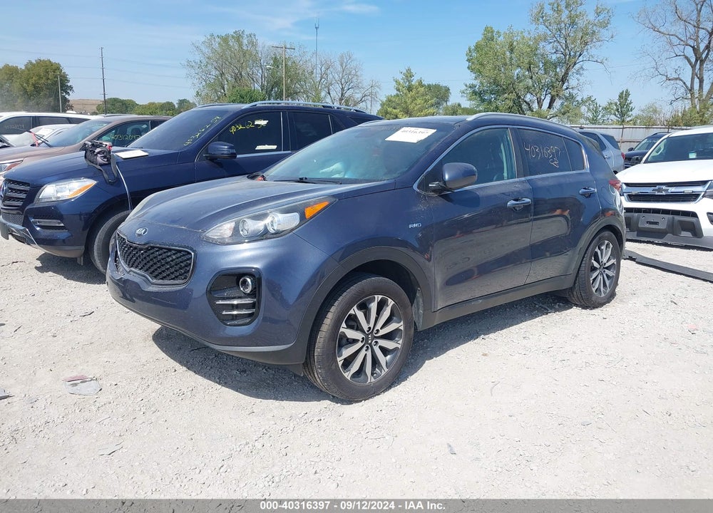 2017 KIA SPORTAGE EX VIN: KNDPNCAC4H7158709