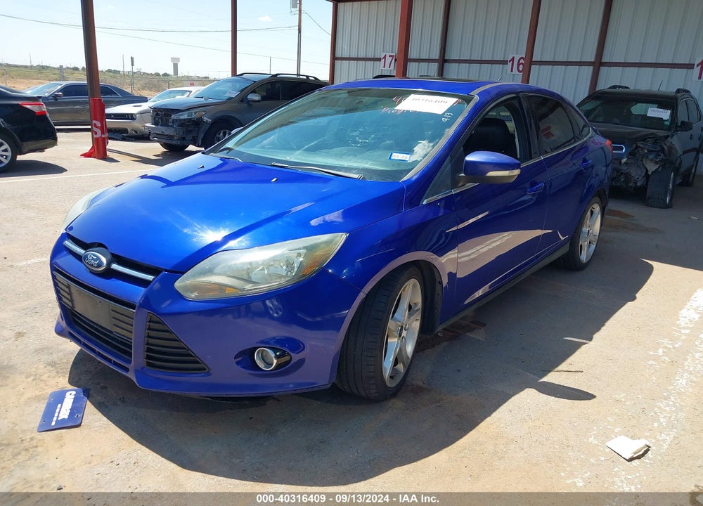 2013 FORD FOCUS TITANIUM VIN: 1FADP3J20DL220649