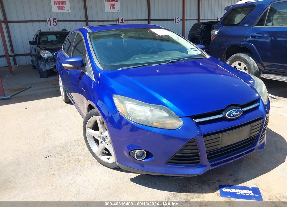 2013 FORD FOCUS TITANIUM VIN: 1FADP3J20DL220649