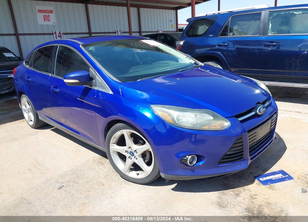 2013 FORD FOCUS TITANIUM VIN: 1FADP3J20DL220649