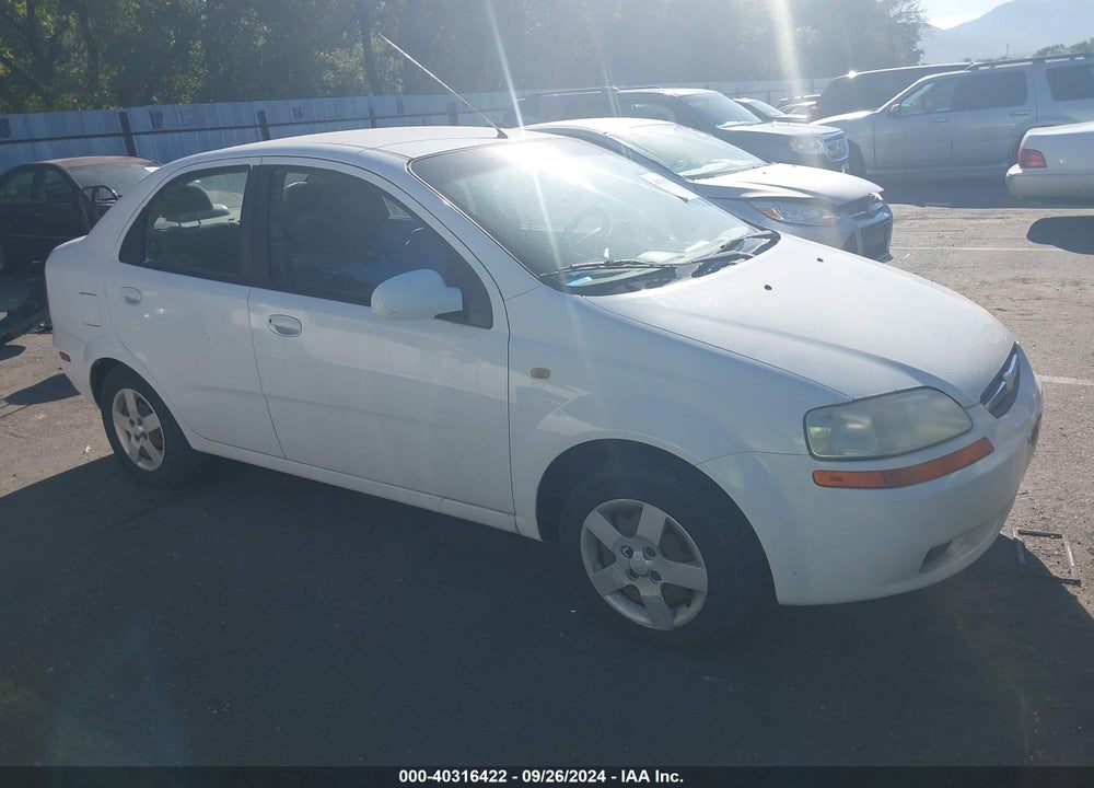2005 CHEVROLET AVEO LS VIN: KL1TD52605B398345