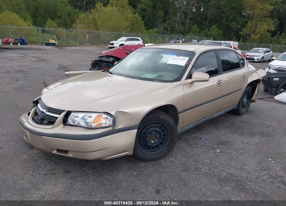 2004 CHEVROLET IMPALA POLICE VIN: 2G1WF52KX49426268