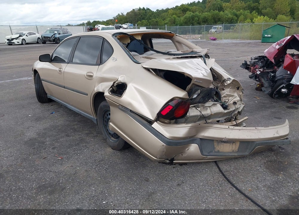 2004 CHEVROLET IMPALA POLICE VIN: 2G1WF52KX49426268