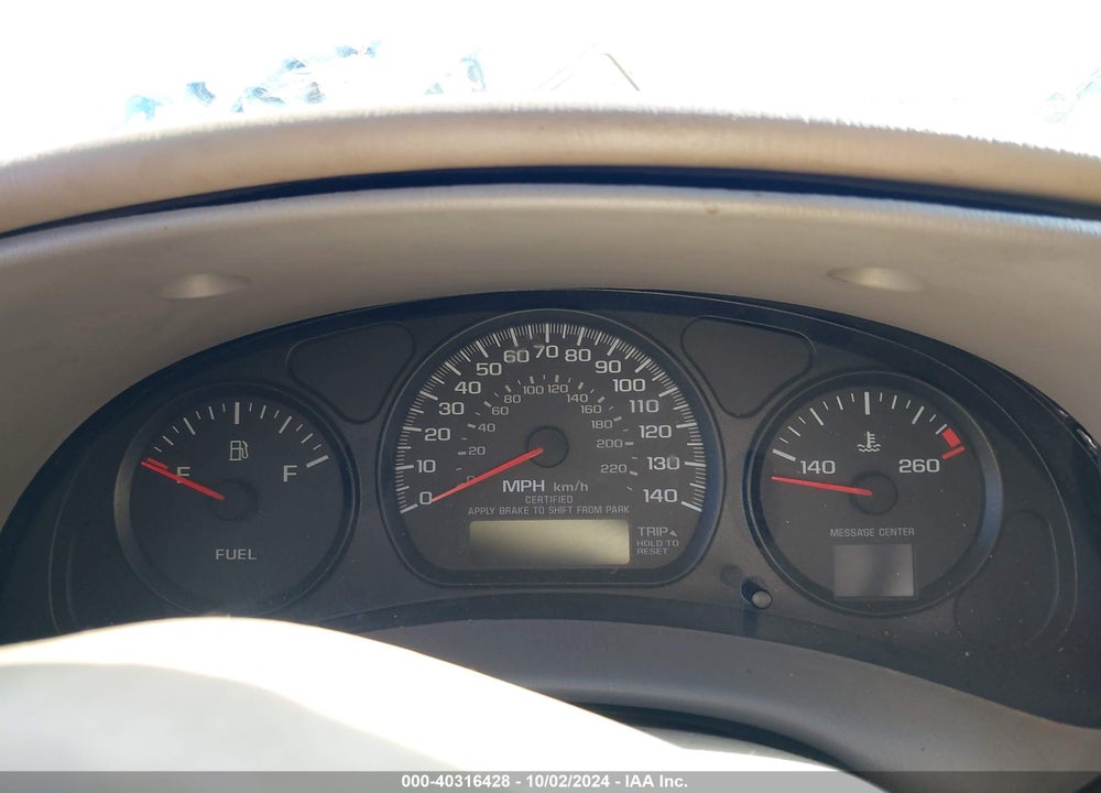 2004 CHEVROLET IMPALA POLICE VIN: 2G1WF52KX49426268