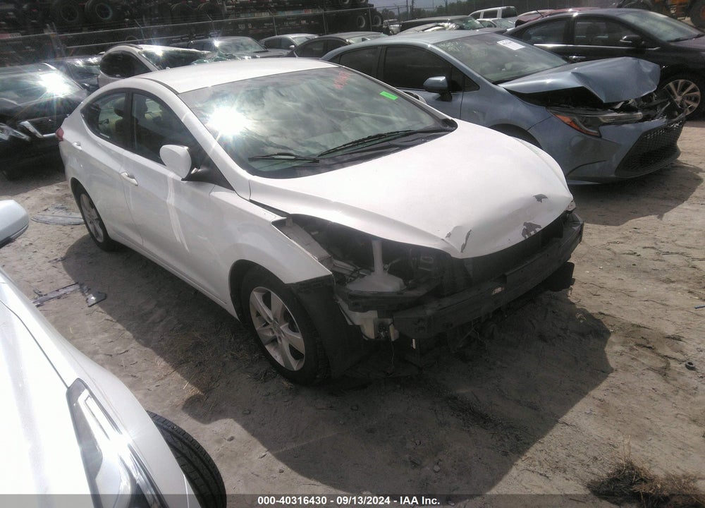 2013 HYUNDAI ELANTRA GLS VIN: 5NPDH4AE8DH348679