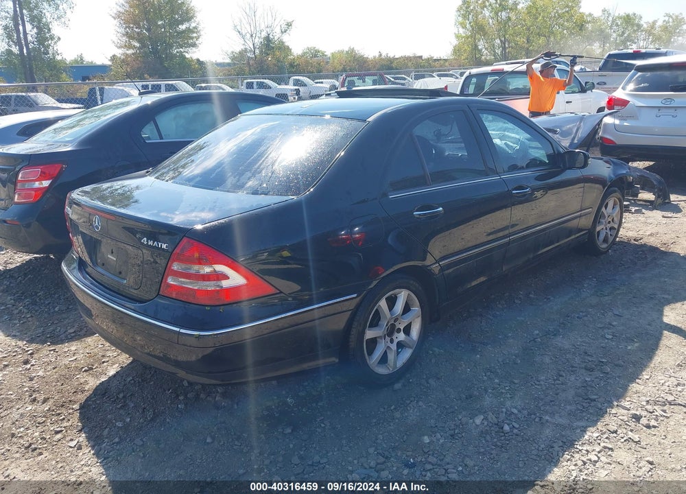 2007 MERCEDES-BENZ C 280 LUXURY 4MATIC VIN: WDBRF92H67F927717