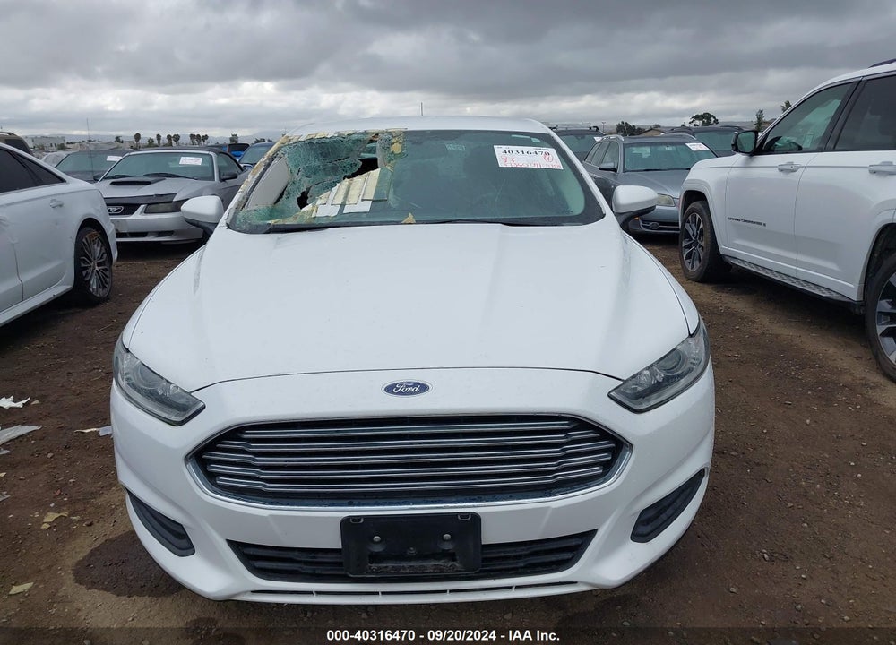 2016 FORD FUSION S VIN: 3FA6P0G75GR250164