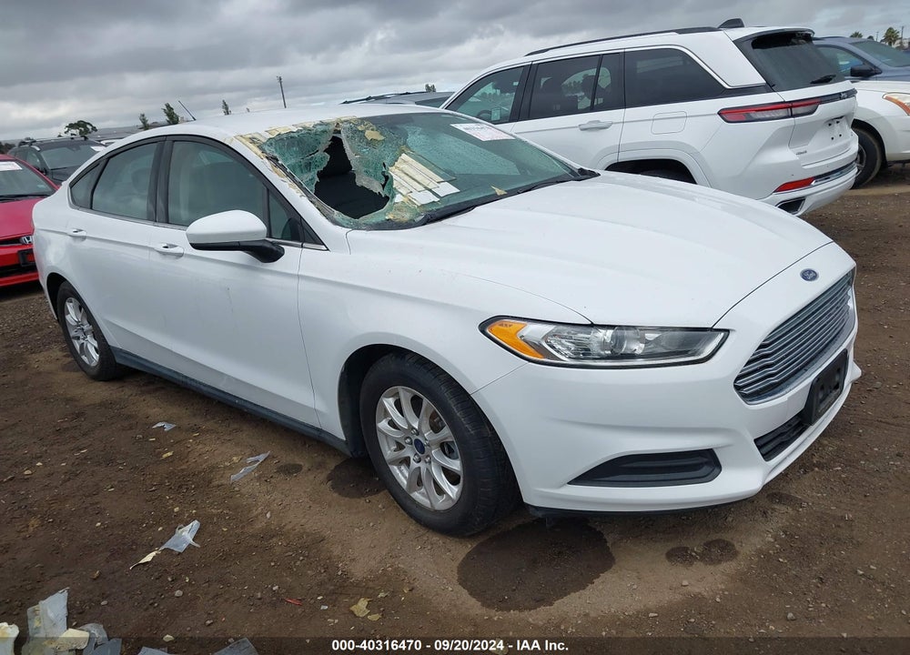 2016 FORD FUSION S VIN: 3FA6P0G75GR250164