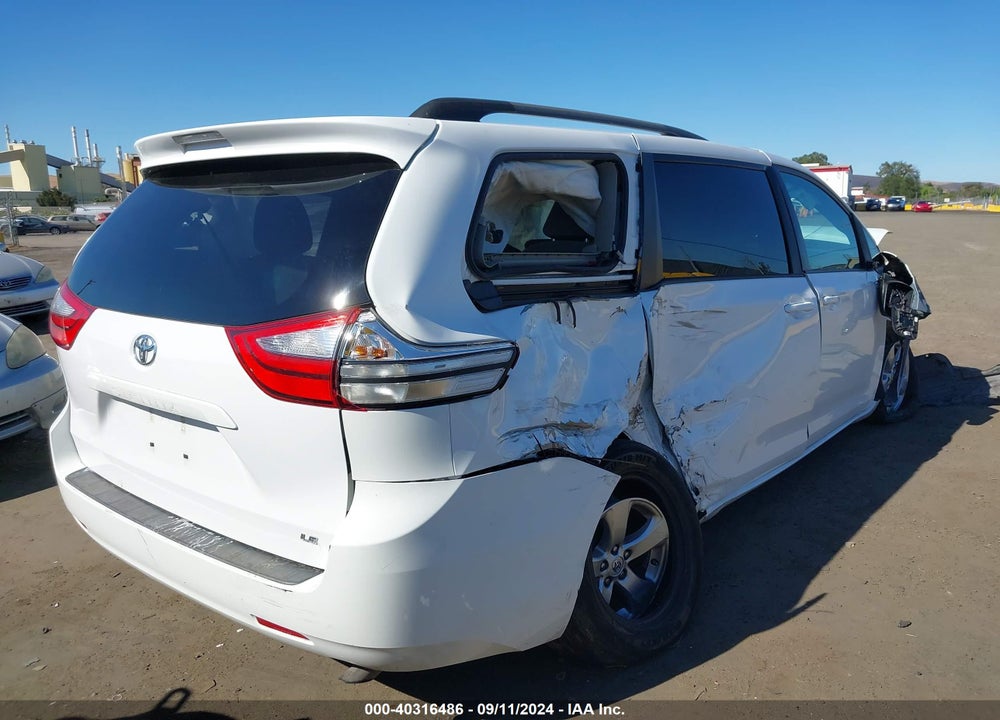 2015 TOYOTA SIENNA LE 8 PASSENGER VIN: 5TDKK3DC9FS603916
