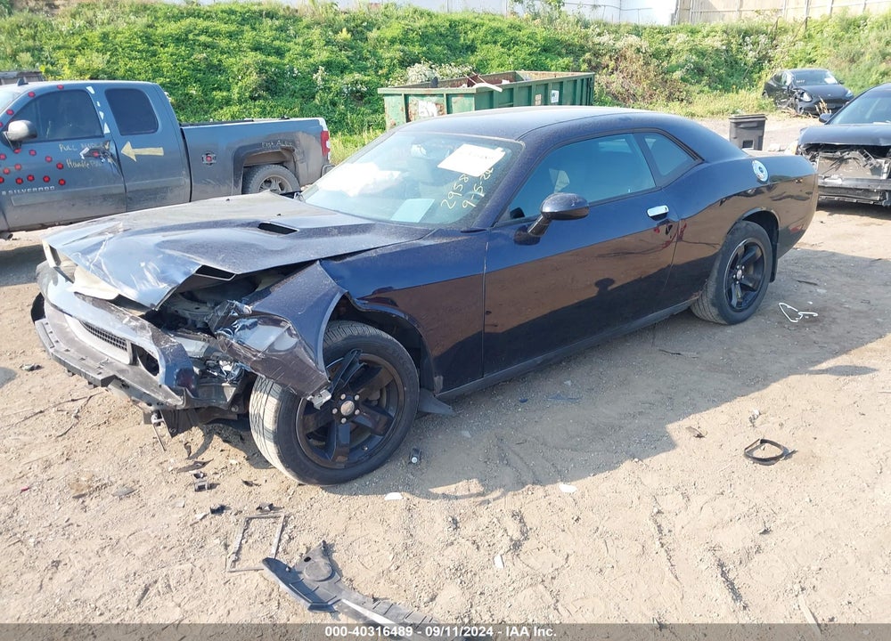 2012 DODGE CHALLENGER SXT VIN: 2C3CDYAG0CH176188
