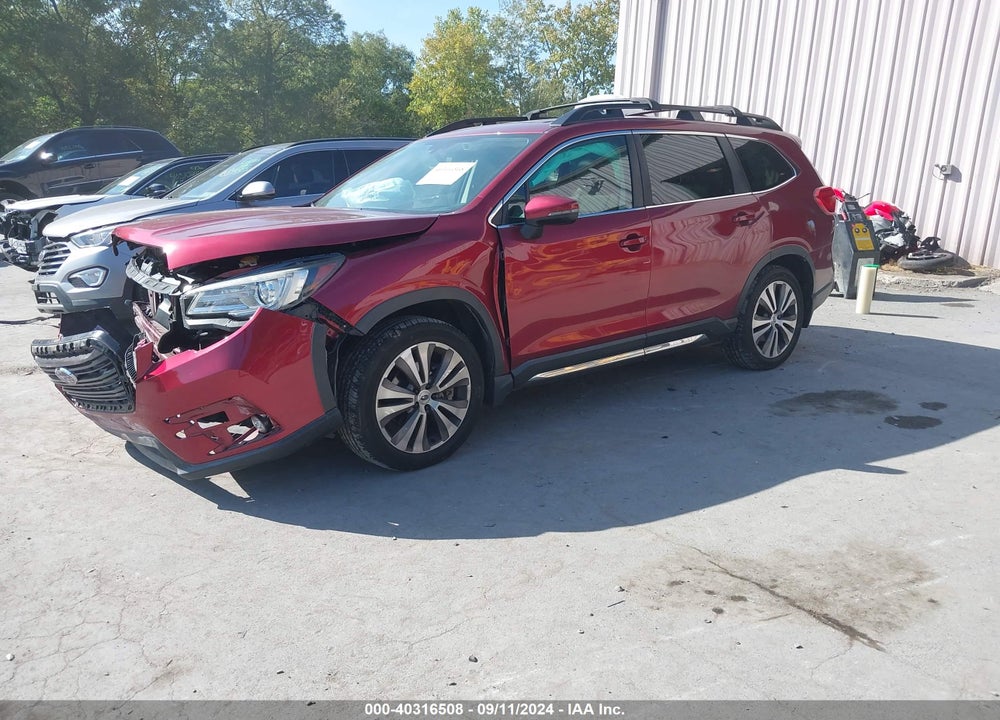 2019 SUBARU ASCENT LIMITED VIN: 4S4WMALD2K3417586