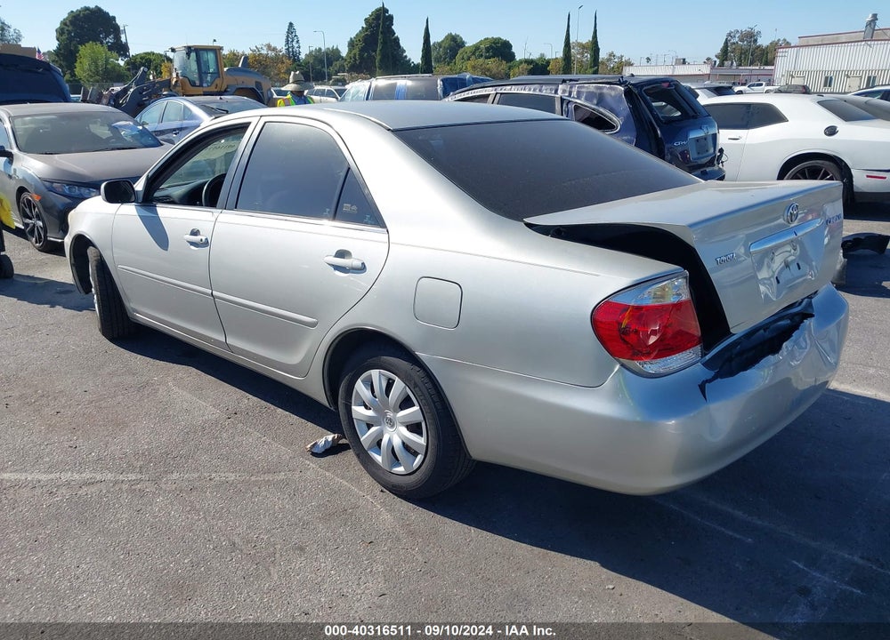2005 TOYOTA CAMRY LE VIN: 4T1BE32K85U389394