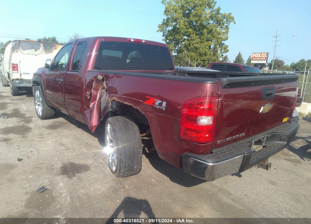2008 CHEVROLET SILVERADO 1500 LT1 VIN: 2GCEK19J481299607