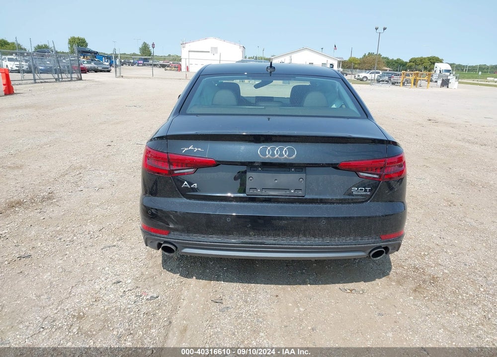 2017 AUDI A4 2.0T PREMIUM VIN: WAUENAF43HN002263