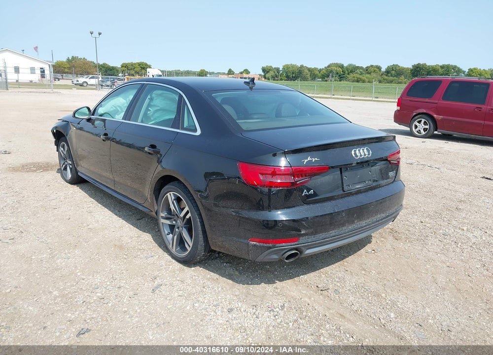 2017 AUDI A4 2.0T PREMIUM VIN: WAUENAF43HN002263