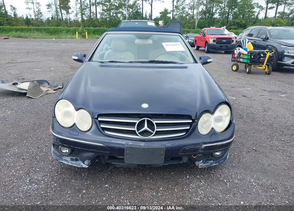 2007 MERCEDES-BENZ CLK 550 VIN: WDBTK72F27T079289