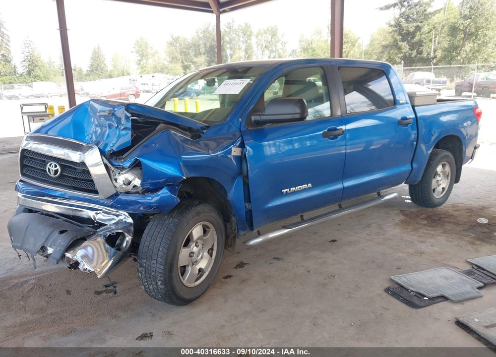 2008 TOYOTA TUNDRA SR5 5.7L V8 VIN: 5TFDV54158X061592