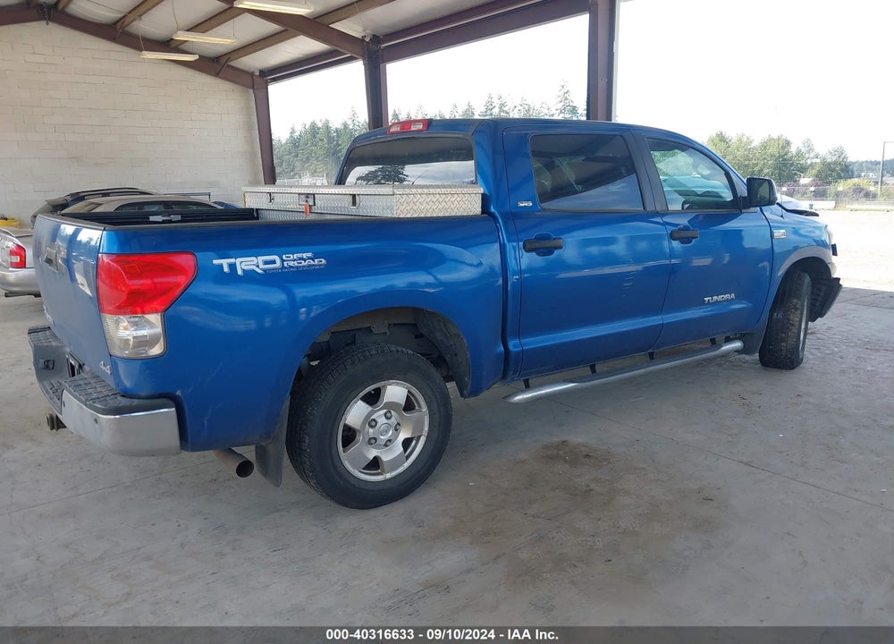 2008 TOYOTA TUNDRA SR5 5.7L V8 VIN: 5TFDV54158X061592