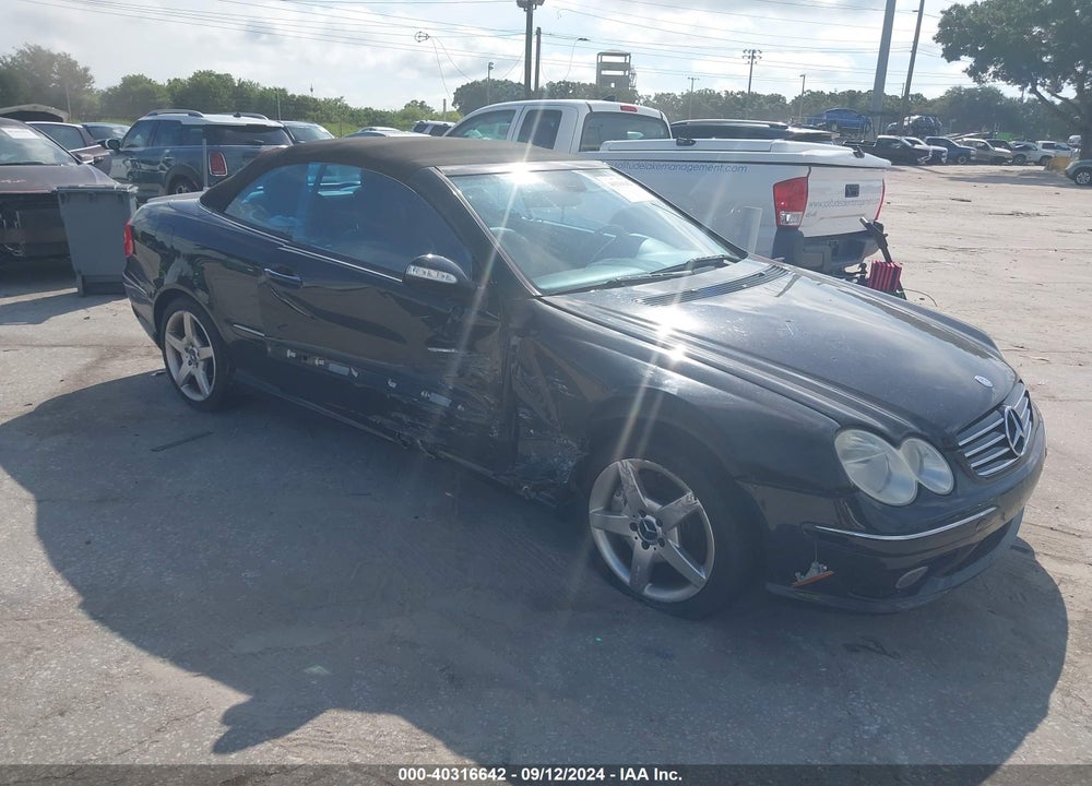 2005 MERCEDES-BENZ CLK 500 VIN: WDBTK75J25F159896