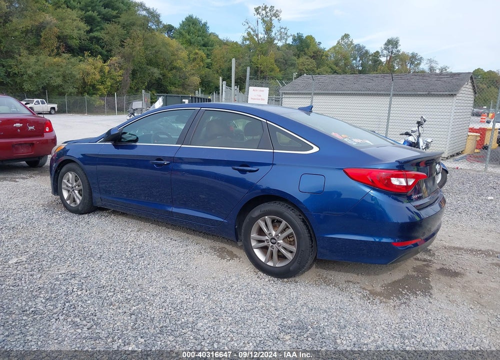 2016 HYUNDAI SONATA SE VIN: 5NPE24AF9GH435722