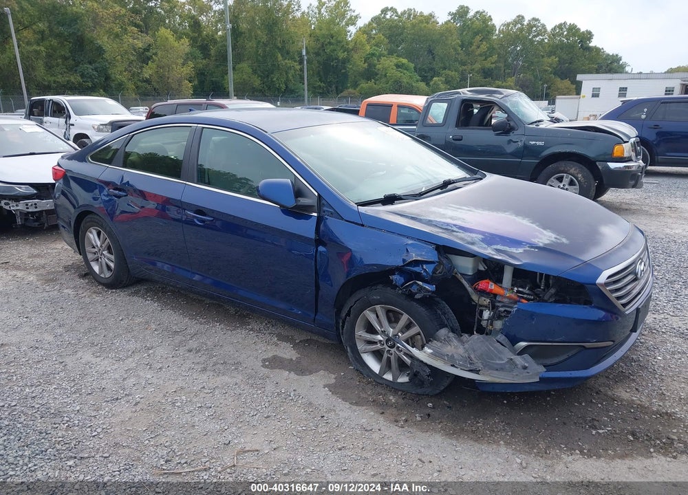 2016 HYUNDAI SONATA SE VIN: 5NPE24AF9GH435722