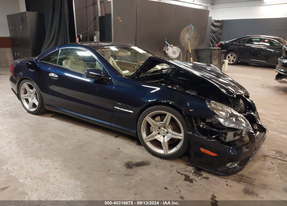 2009 MERCEDES-BENZ SL 550 VIN: WDBSK71F09F153016