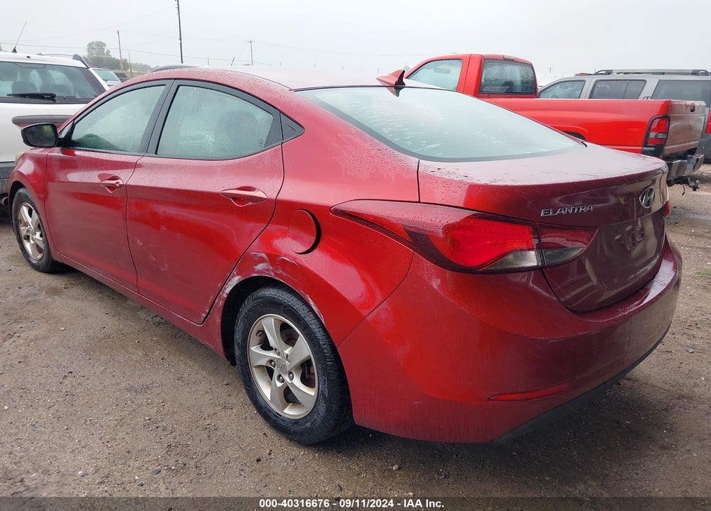2014 HYUNDAI ELANTRA SE VIN: 5NPDH4AE9EH507694