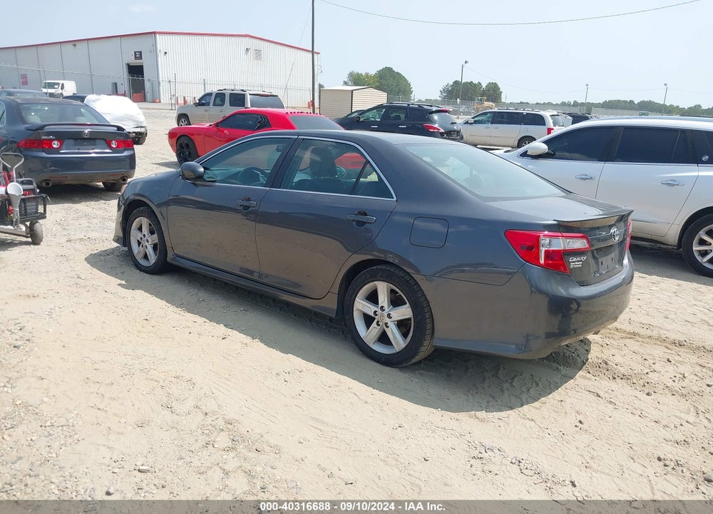 2012 TOYOTA CAMRY SE VIN: 4T1BF1FK6CU502638