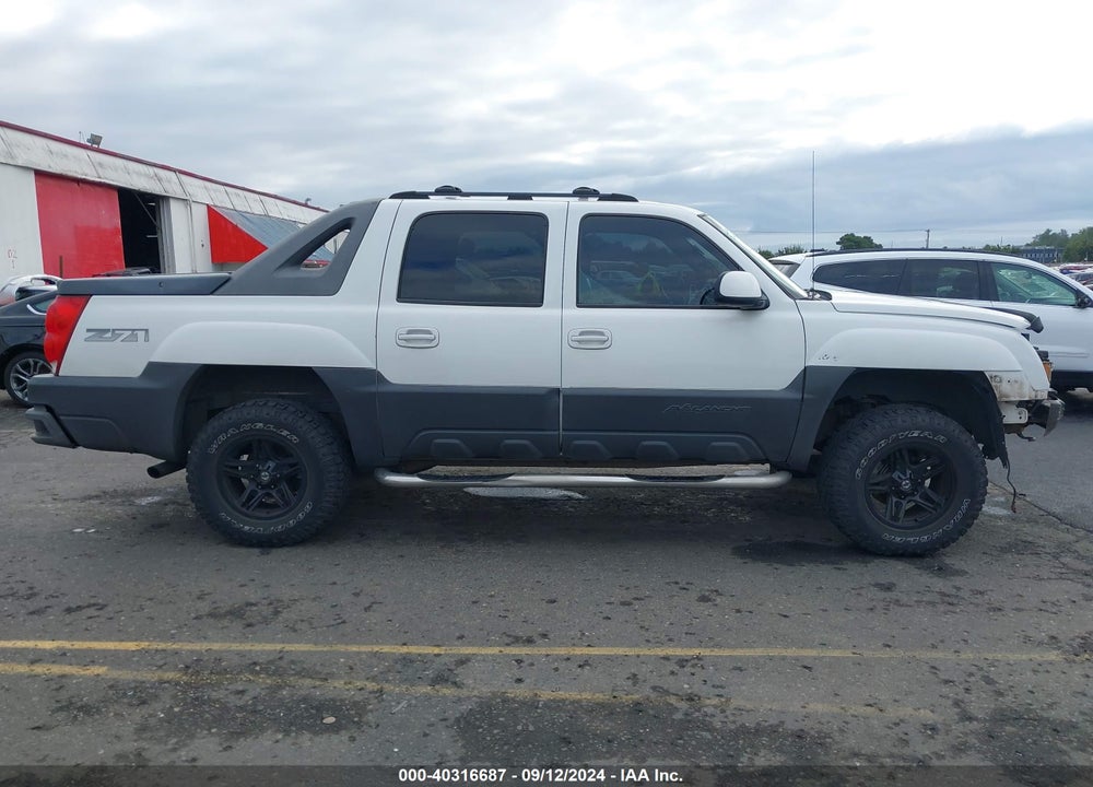 2004 CHEVROLET AVALANCHE 1500 VIN: 3GNEK12T34G190477