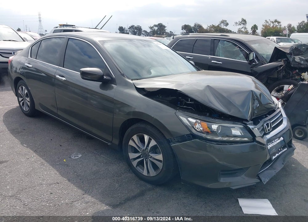 2013 HONDA ACCORD LX VIN: 1HGCR2F30DA139563