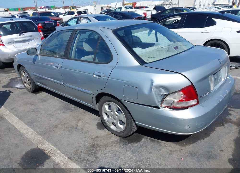 2003 NISSAN SENTRA GXE/XE VIN: 3N1CB51D13L702215