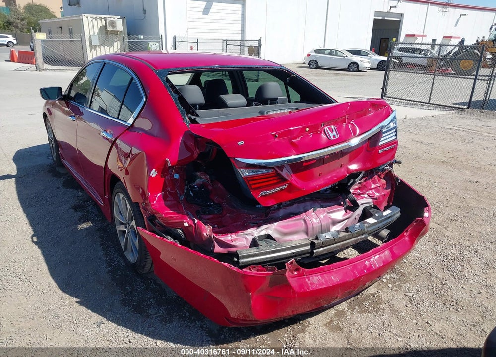 2017 HONDA ACCORD SPORT VIN: 1HGCR2F53HA084016