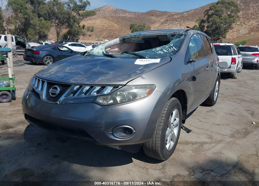 2010 NISSAN MURANO S VIN: JN8AZ1MU4AW001412