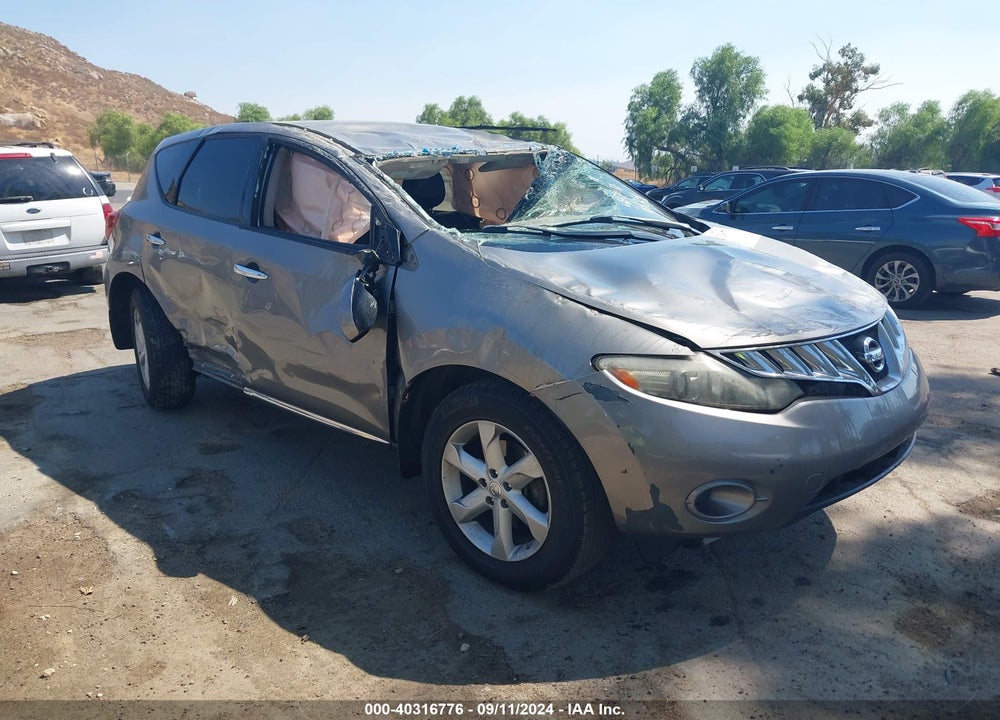 2010 NISSAN MURANO S VIN: JN8AZ1MU4AW001412