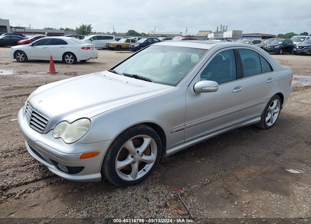 2005 MERCEDES-BENZ C 230 KOMPRESSOR SPORT VIN: WDBRF40J65F618142