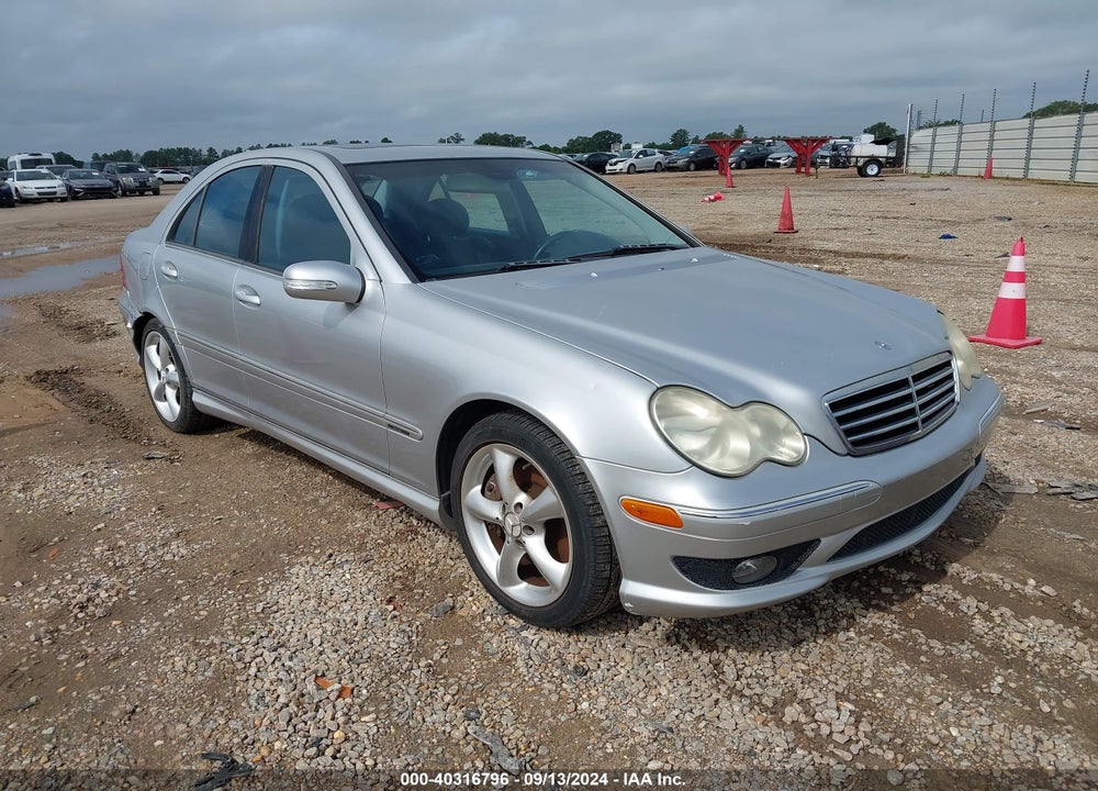 2005 MERCEDES-BENZ C 230 KOMPRESSOR SPORT VIN: WDBRF40J65F618142