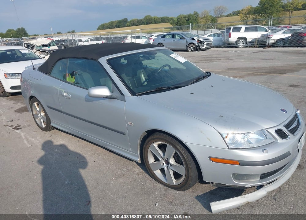2007 SAAB 9-3 AERO VIN: YS3FH71U376103460