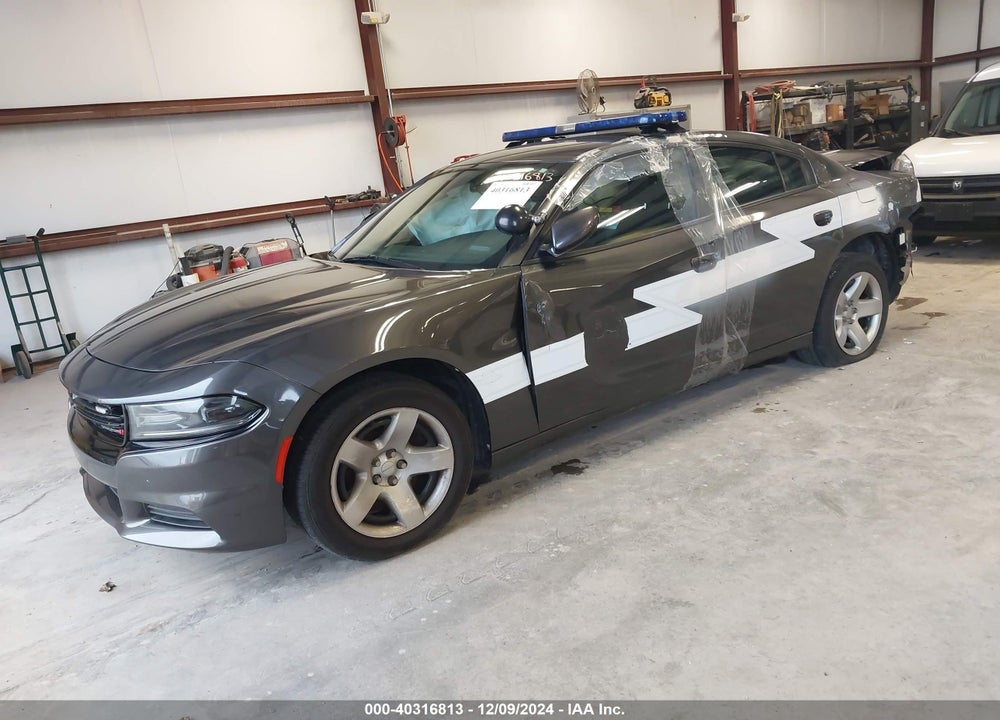 2019 DODGE CHARGER POLICE RWD VIN: 2C3CDXAG9KH533098