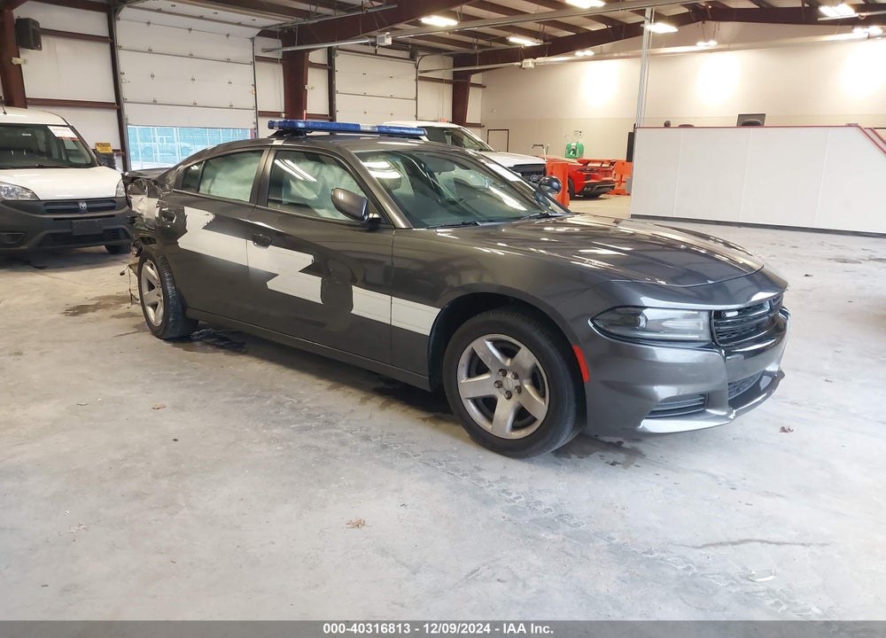 2019 DODGE CHARGER POLICE RWD VIN: 2C3CDXAG9KH533098