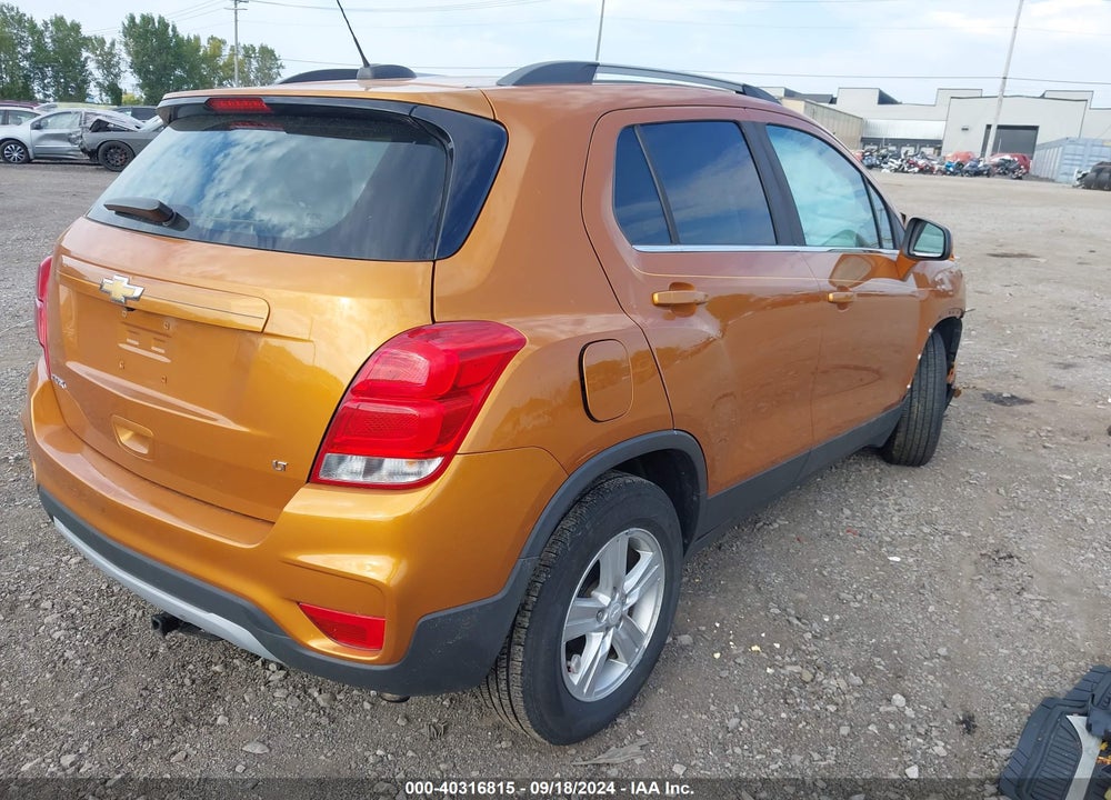2017 CHEVROLET TRAX LT VIN: 3GNCJLSBXHL157874