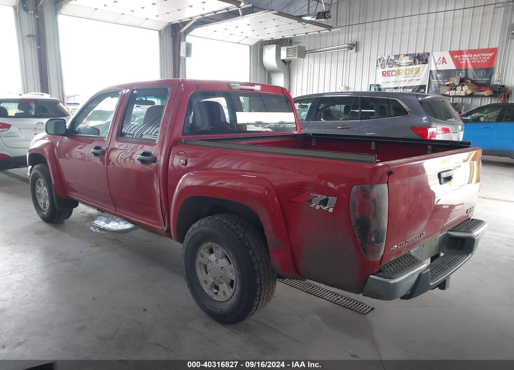 2005 CHEVROLET COLORADO LS VIN: 1GCDT136958118877