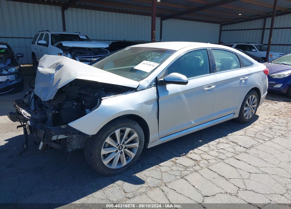 2017 HYUNDAI SONATA SPORT VIN: 5NPE34AF6HH443775