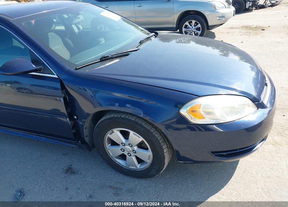 2009 CHEVROLET IMPALA LT VIN: 2G1WT57N891229813