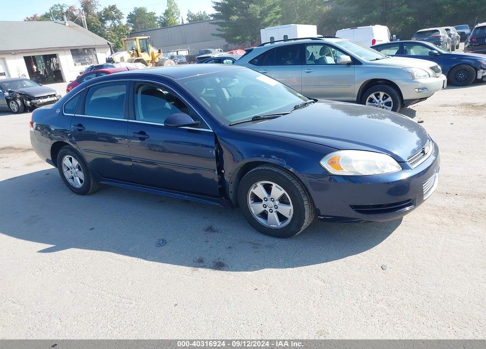 2009 CHEVROLET IMPALA LT VIN: 2G1WT57N891229813