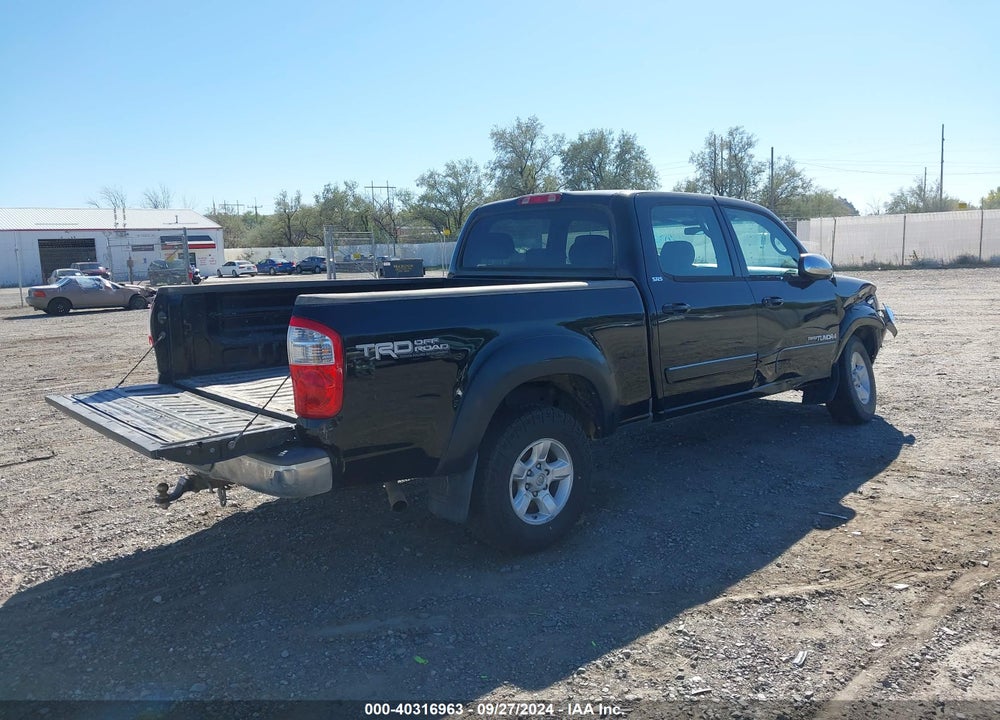 2006 TOYOTA TUNDRA SR5 V8 VIN: 5TBDT44146S523118